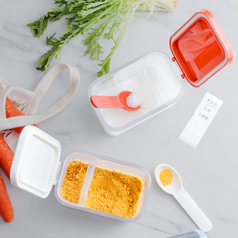 Japan ASVEL seasoning box seasoning jar Seasoning Composition Suit Salt Jars Sauce Bottle Light Extravagant style Seasoning Jar