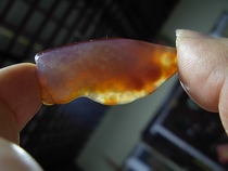 Gobi agate rough stone Alxa flower-eye agate silver root big beach agate necklace pendant