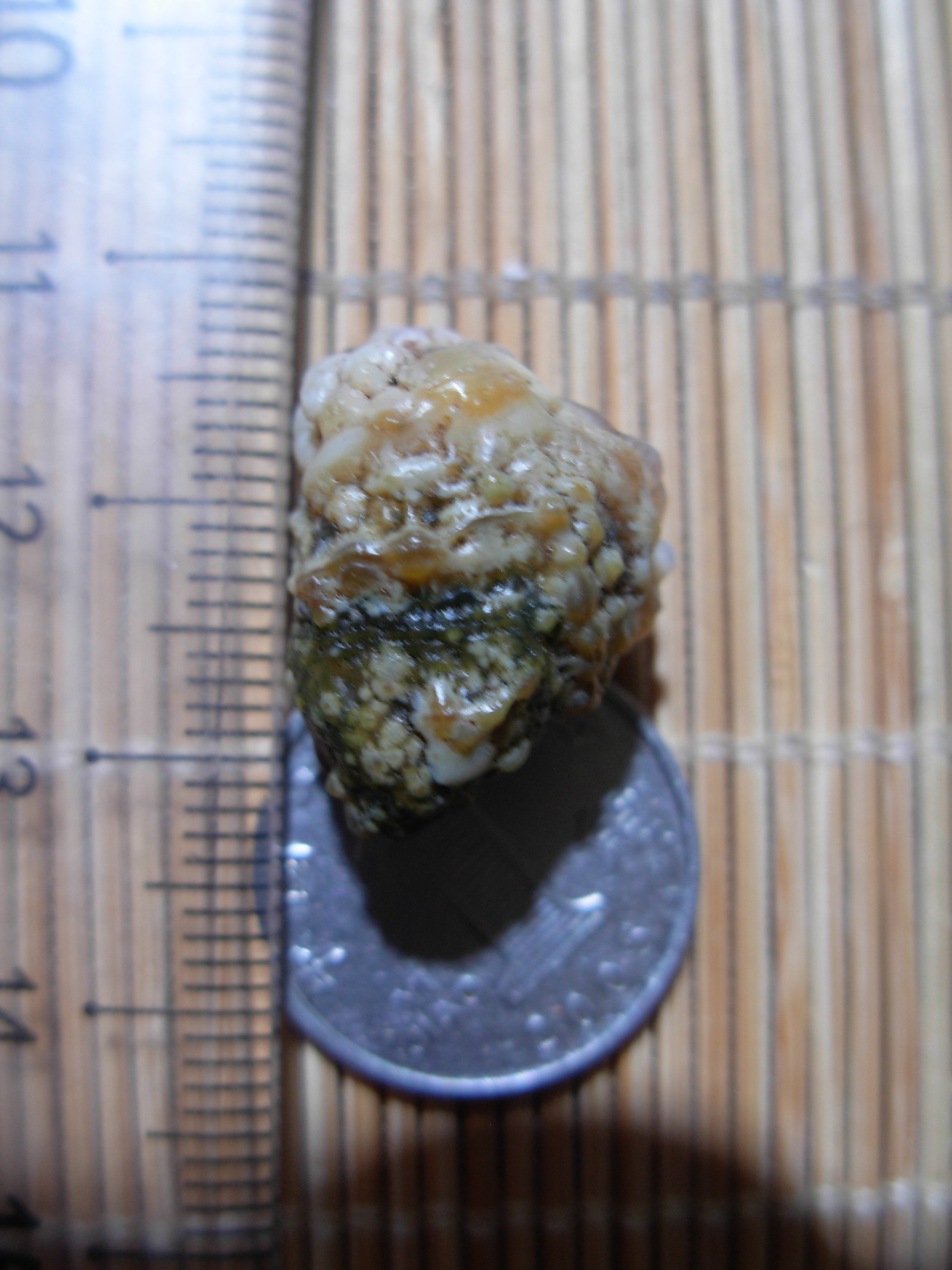 Mongolia Arashan Natural Gobi Ice Perr Turtle Back Chicken Yellow Color Hanuo Raw Stone - Heart