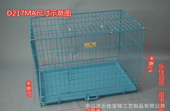 Chó lồng Le Jia táo bạo gấp thú cưng lồng chó thỏ lồng mèo lồng gà lồng chó Teddy lồng lồng - Cat / Dog hàng ngày Neccessities bình nước gắn chuồng