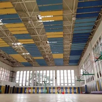 Wholesale hanging sound absorbers gymnasium ceiling glass fiber sound absorbers decorative sound absorbing noise reducing fireproof flat hanging panels