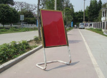 L-type sign poster board signboard welcome board Billboard promotional brand water brand titanium display guide board