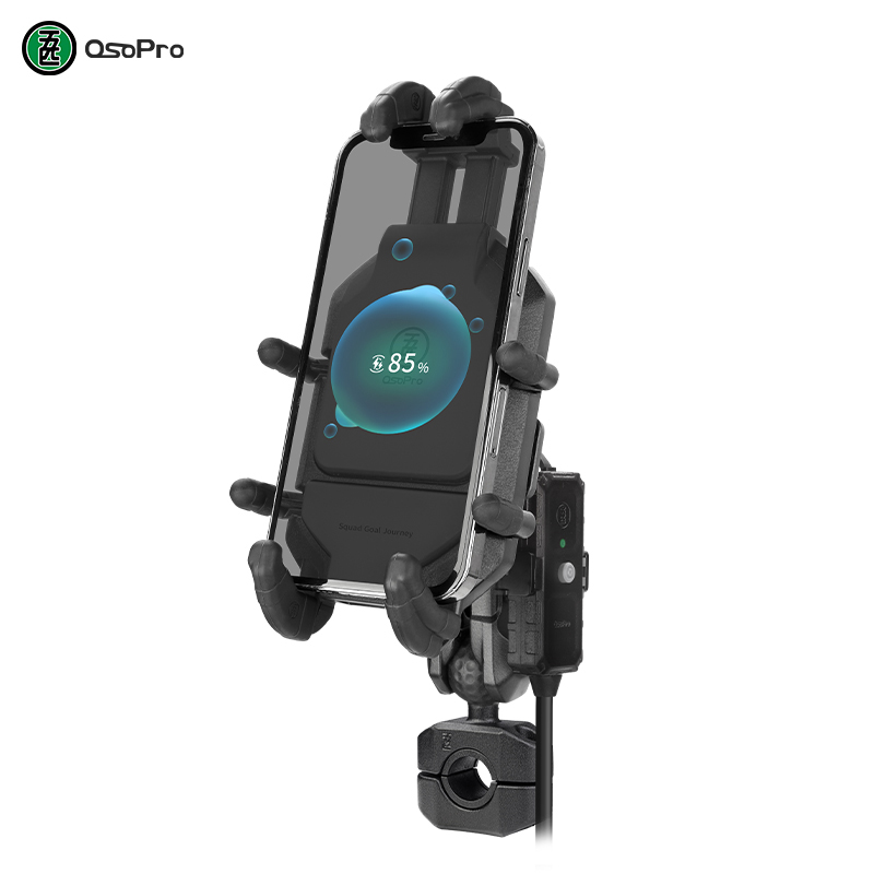 Five Piossopro series shock absorbing version armor shell wireless charging bracket locomotive scooter mobile phone navigation bracket