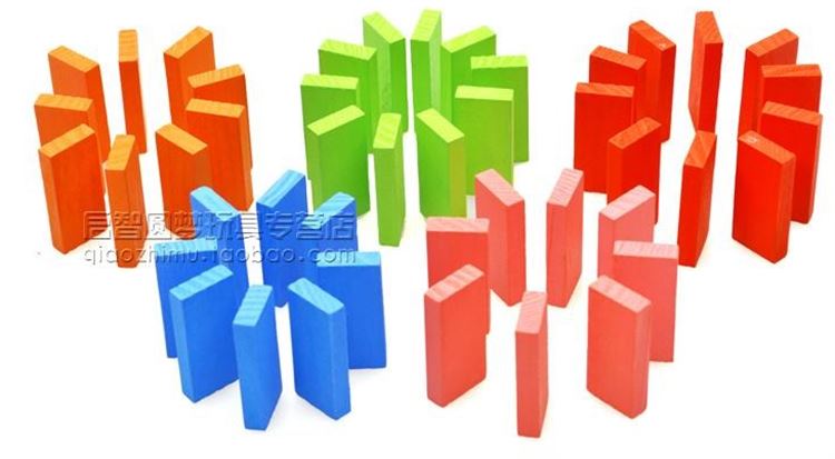 Trẻ em Building Blocks Đồ Chơi Bé Trai và Bé Gái Domi Luo Domino Câu Đố Domino Lớn Nomi Domino Triệu Thẻ