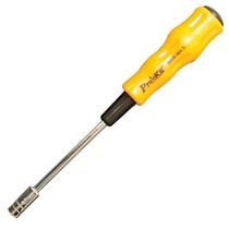Taiwan Baogong 19400-M4 5 yellow and black soft handle socket driver screwdriver (4 5*70mm)