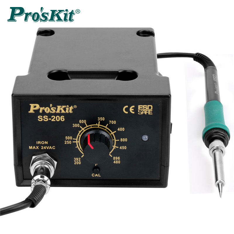 Taiwan Baogong ProsKit SS-206H anti-static constant temperature soldering iron desoldering table soldering iron 60W