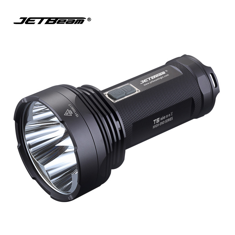 JETbeam Jetmin Outdoor Highlight Flashlight Long-range Camping Cave Waterproof Flashlight 18650 Lithium T6