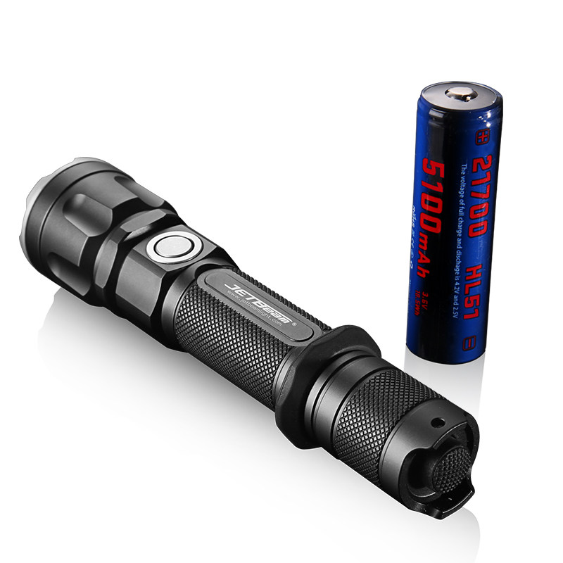 JETBeam IIIMR 2000 lumens flashlight small strong light super bright home outdoor usb rechargeable