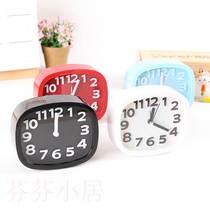 Creative student mute bedside cartoon childrens small watch Lazy alarm clock Human bedroom electronic clock Pedestal clock alarm clock