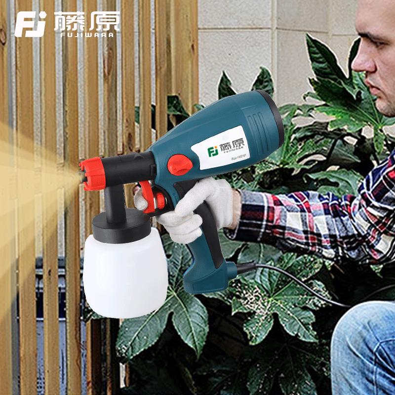 Fujiwara Electric Spray Gun High Atomization Home Spray Paint Spray Machine Paint Emulsion Paint Spray Paint Spray Gun Tool-Taobao