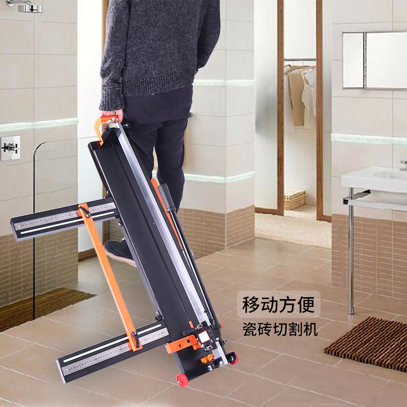 Fujiwara manual tile cutting machine monorail desktop brick cutting machine floor cutting brick machine knife cutter with infrared