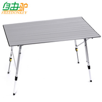  Outdoor 1 2 meters portable aluminum alloy folding table Night market stall table Self-driving tour camping folding picnic table