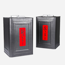Tea cans iron box iron bucket extra large large capacity ten jin tangerine peel iron bucket storage tea cans white tea loose tea packaging box