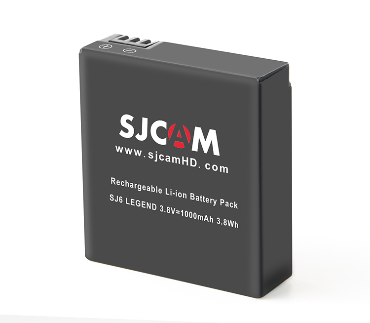 SJCAM SJ6legend chuyên dụng pin dự phòng gốc 1000 phụ kiện máy ảnh thể thao chống nước