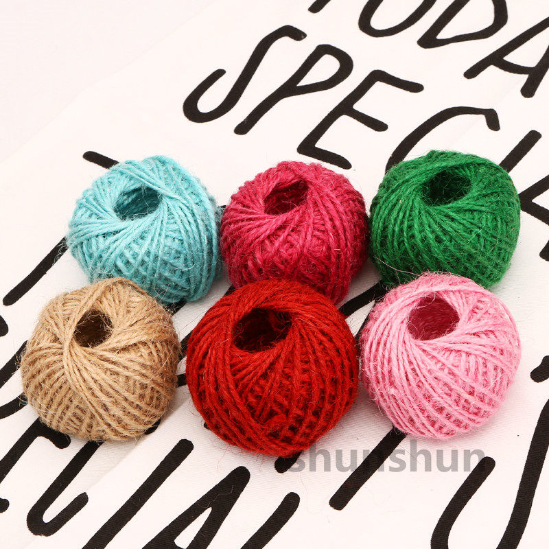 Hemp Thread DIY Handmade Accessories Coarse Hemp Rope Photo Clip Rope Fine Hemp Rope Gift Bundling Rope Photo Wall Decoration