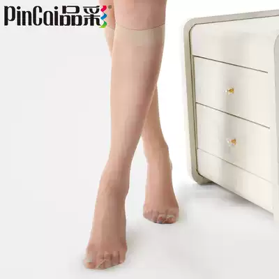 Color women's ultra-thin stockings, mid-tube socks, core silk sexy thin socks, calf socks, summer women's 10 pairs