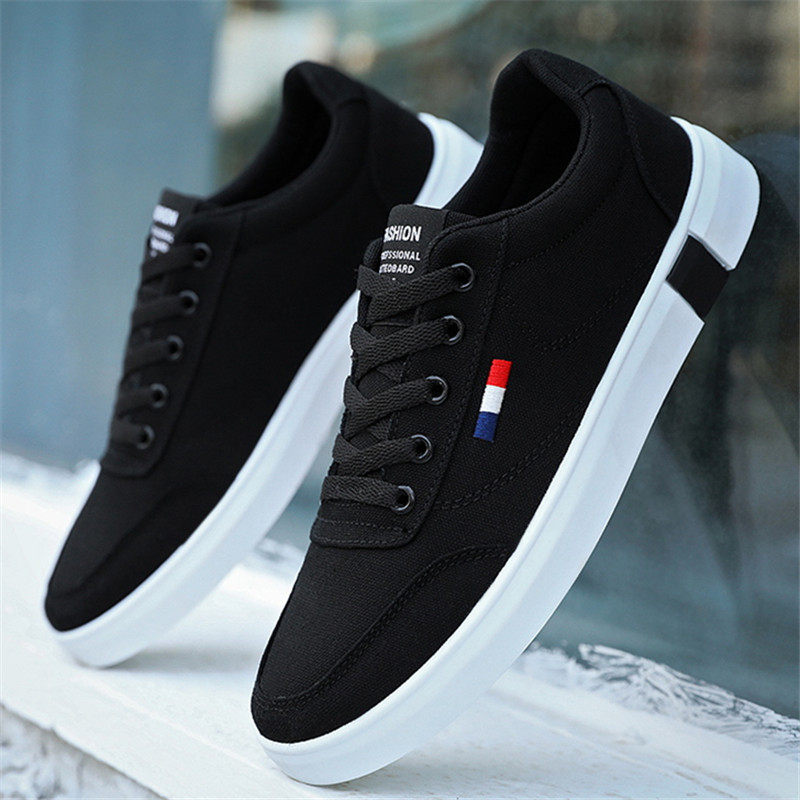 Canvas shoes men's Korean version trend men's casual shoes summer new trendy shoes low-top shoes all-match sports sneakers men