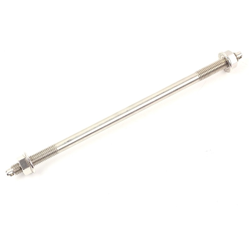 Stainless steel shaft front shaft M10/12mm lengthened color titanium calf burned titanium tortoise Fuxi Hussars BWS modification