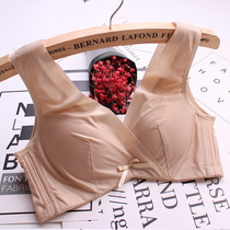 No trace non-steel ring bra vest wide shoulder strap thin collection back underwear full cup big chest small bra