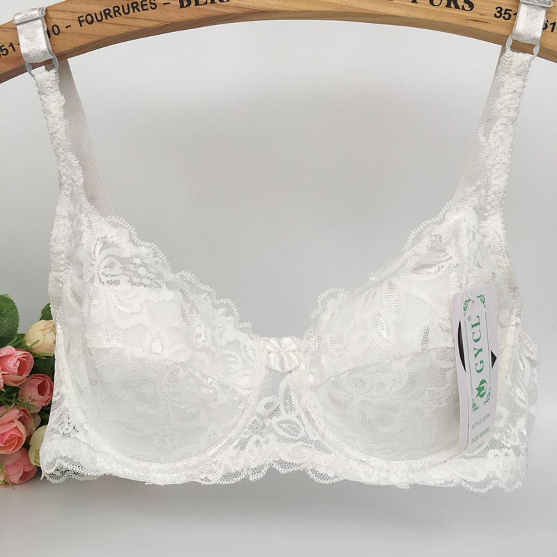 Womens siêu mỏng ren áo ngực mờ mỏng xốp lót đầy đủ ren mùa hè thoải mái phi-trace áo ngực mỏng.