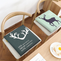 Nordic slow rebound memory cotton car cushion Womens office dining chair non-slip sofa chair Waterproof summer thickened