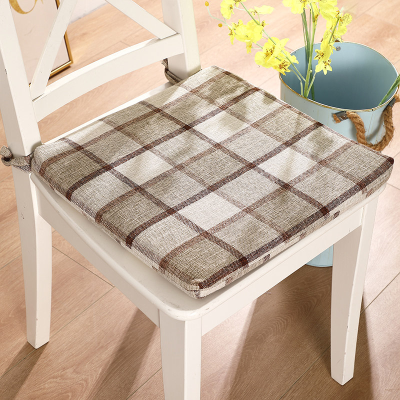 Seat cushion office for a long time universal stool cushion chair cushion chair cushion breathable butt cushion strap dining chair cushion for home