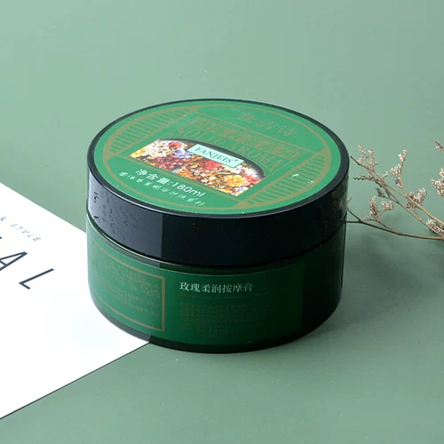 Мягкий увлажняющий питательный отбеливающий антивозрастной массажный крем с розой в составе для ухода за кожей, 180 мл