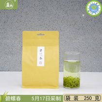 Changshu Yufang Tea 2021 Green Tea New Tea Biluochun 80 Yuan Half Jin Fragrant Dense Bubble-resistant Running Volume Sales Bulk