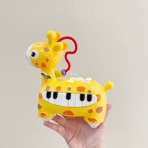 Baby Music Toys Q Meng Xiaolu Tuqin Childrens puzzle early to teach ground rat game console infants 0-6 years old