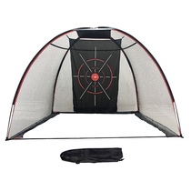 Golf Practice Net Strike Cage Swing Stem Stopper Mesh Cut Bar Trainer Portable Foldable Indoor Target Target