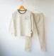 璐 2018 thu đông 2018 Sản phẩm mới Shu cotton Lycra boy bé nhỏ set đồ trẻ em quần áo mùa thu quần áo mặc nhà thời trang trẻ em