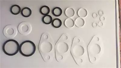 3min A10 pneumatic diaphragm pump accessories direction reversing steering pneumatic valve push rod piston black and white rubber sealing ring