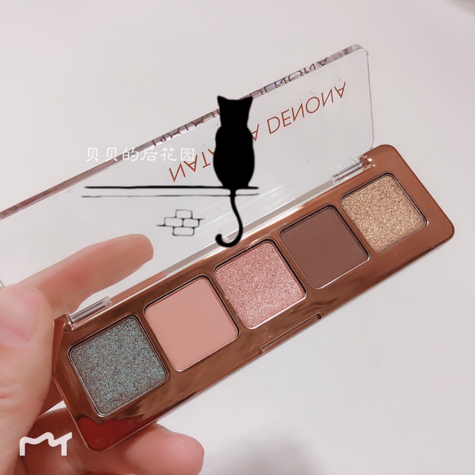 Clearance spot Natasha nd five-color eyeshadow disc mini star gold nude retro glam