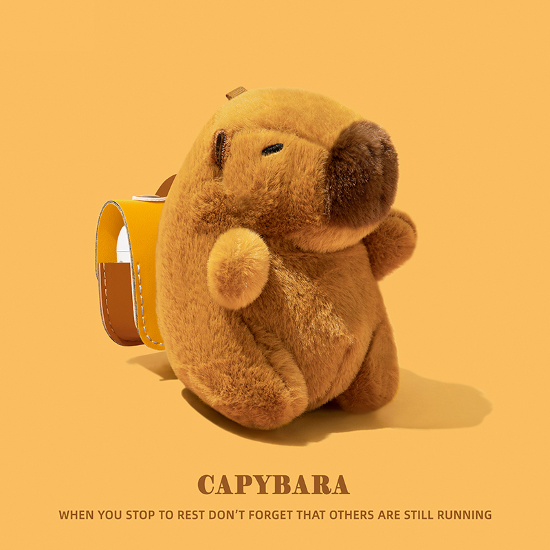Suitable for Yinbeiqi Real1Pro Earphone Protective Case, Real2Pro Protective Shell, Ra01 Earphone Shell, Ha01 Bluetooth H2Pro Earphone Case, Se3 Earphone Box, One-Piece Integrated Cute Capybara