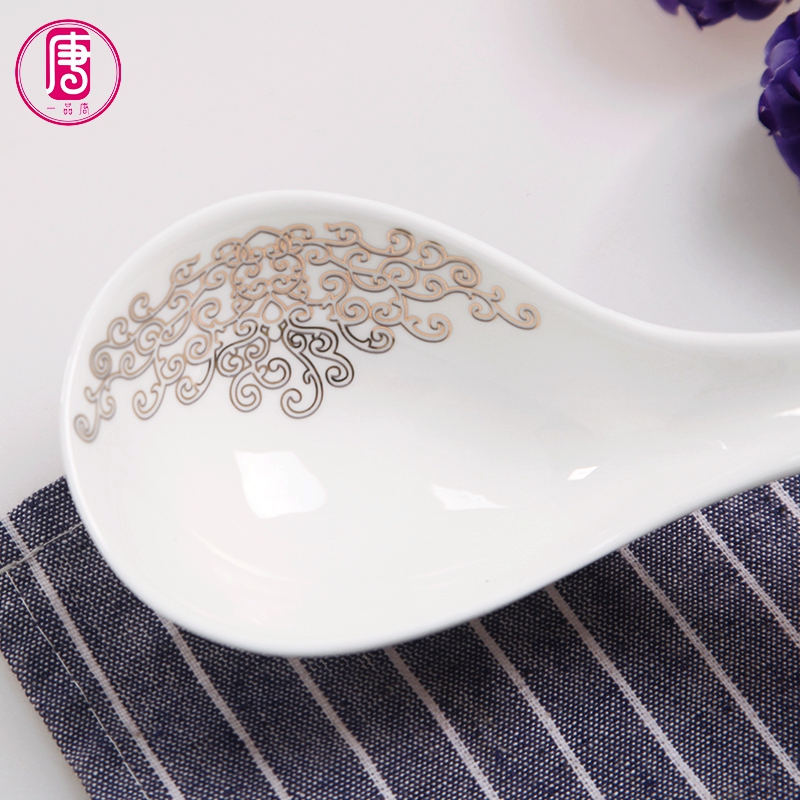 Yipin tang big spoon ipads porcelain run son ceramic spoon, spoon, home of the big spoon, Chinese tableware run a feast