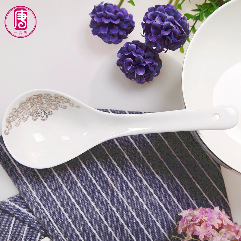 Yipin tang big spoon ipads porcelain run son ceramic spoon, spoon, home of the big spoon, Chinese tableware run a feast