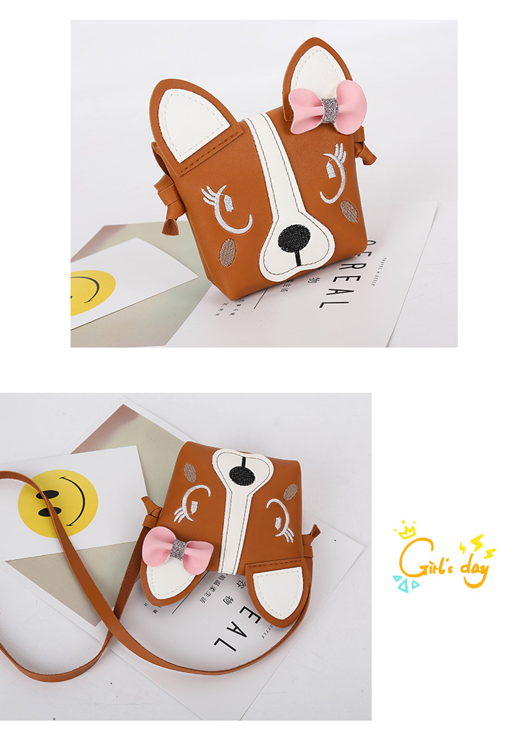 Kid's Small Pu Leather Animal Cute Square Magnetic Buckle Crossbody Bag display picture 12