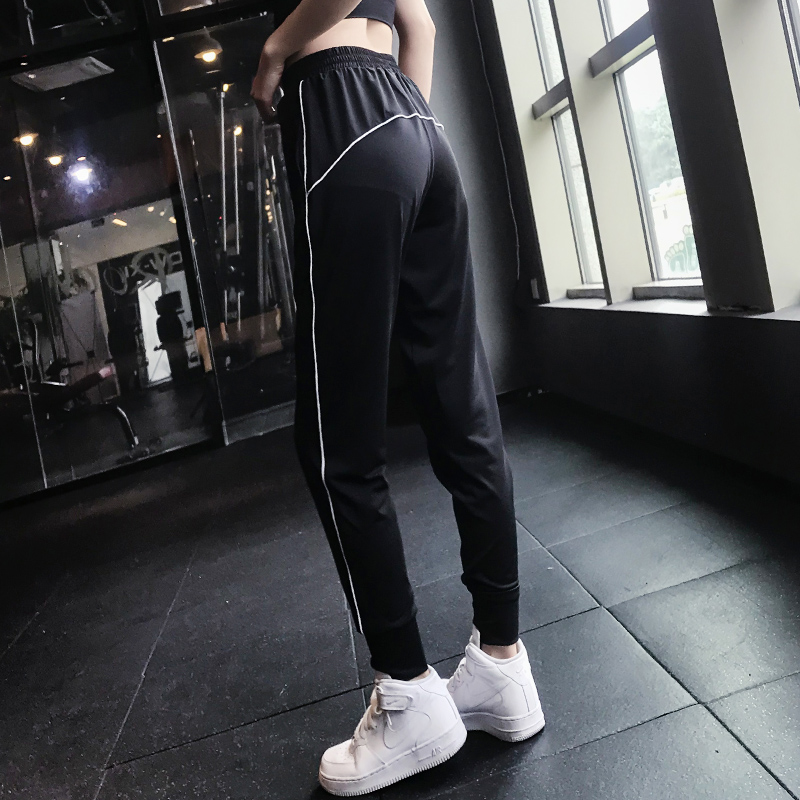 Super Annie sports pants women's autumn and winter loose thin breathable quick-drying yoga fitness pants thin drawstring pants