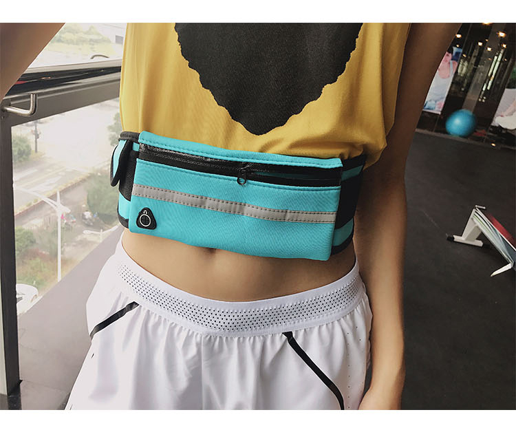 Super Anne thể thao ngoài trời chạy túi đa năng nam và nữ mini gần gũi đan vô hình siêu nhẹ marathon túi đeo hông vải bố