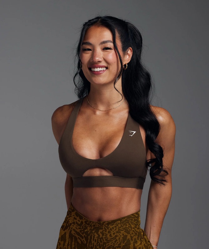 Dakafit Shark Cutout Fitness Tight Sports Bra Shockproof Running Yoga Training Vest