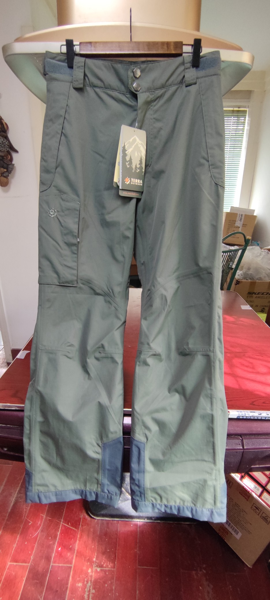 Tianluhua TERRA OUTDOOR MEN'S CLIMBING PANTS HIKING Waterproof Windproof Vanguard Pants Plus Thin Down-Taobao