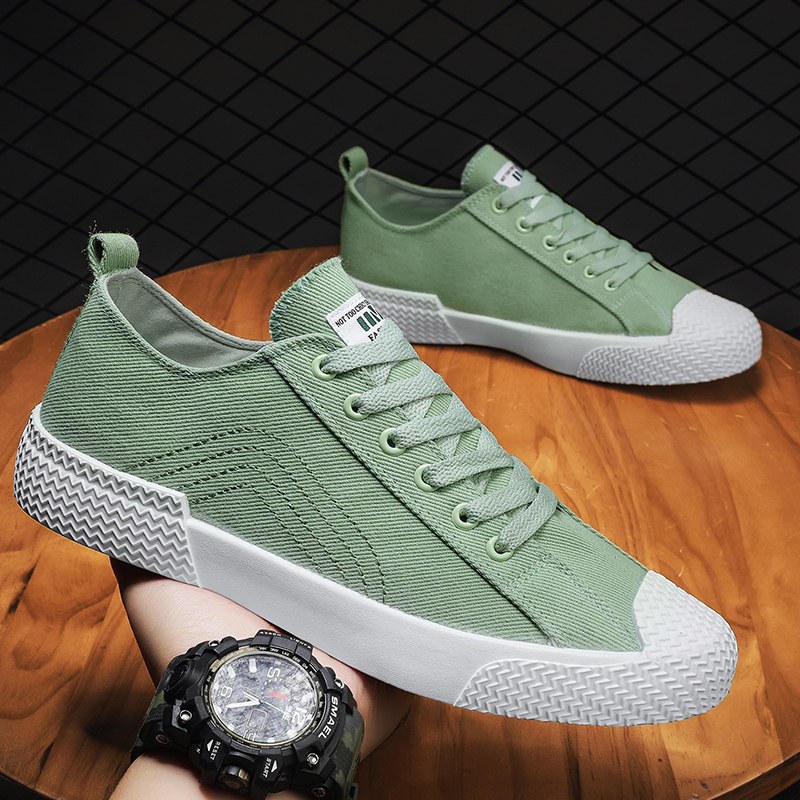Summer canvas shoes 2022 new Korean version of the trend men's shoes all-match casual student sports low-top breathable tide shoes