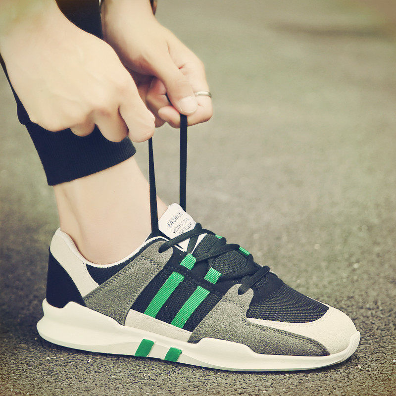 Men's shoes Summer net surface breathable 2022 new mesh shoes Men's casual sports board shoes thin Deodorant Running Tide Shoes