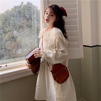 Even clothes dress lady spring autumn new gentleness style cute playful little sub loose sweet and beautiful dress fairy doll dress damp