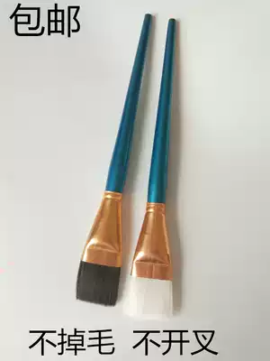 Excellent nylon hair painting flat head painting brush oil brush gouache watercolor pen row pen student art painting graffiti pen