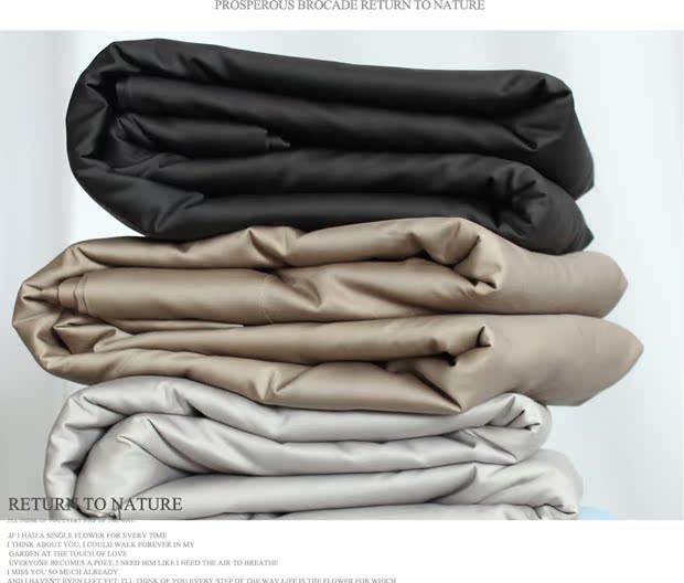 80 vải cotton Ai Cập bông chăn đơn hoặc kép mảnh giường 1,8 m 200 * 230 bông rắn chăn tùy chỉnh - Quilt Covers 	chăn phao cho bé	
