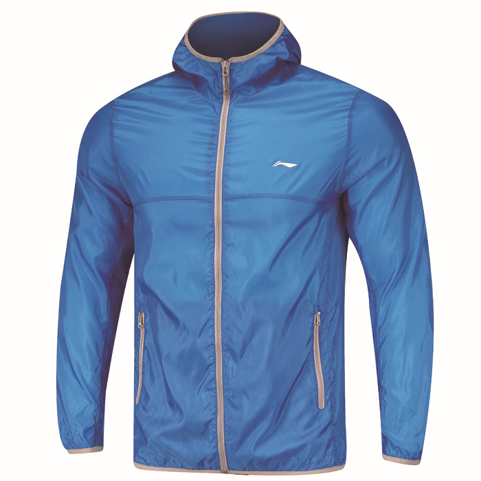 Nhóm mua Li Ning thể thao áo gió chống nắng quần áo da mỏng mỏng trùm đầu áo khoác AFDL312 AFDL381 áo khoác gió nữ có mũ