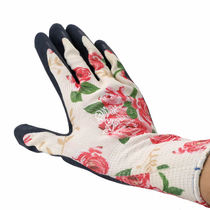 日本东和园艺手套木村卓功推荐款碎花轻便薄型手掌粘胶小清新素雅