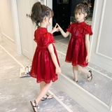 Платье, ханьфу, летнее ципао, летняя одежда, детская одежда, подходит для подростков, 12 лет