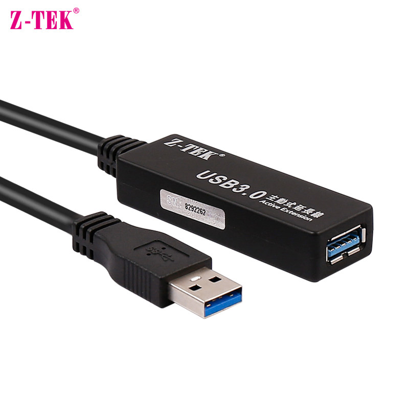 z-tek industrial cable active USB3 0 extension line male to mother 5Gbps high-speed transmission ZE610C
